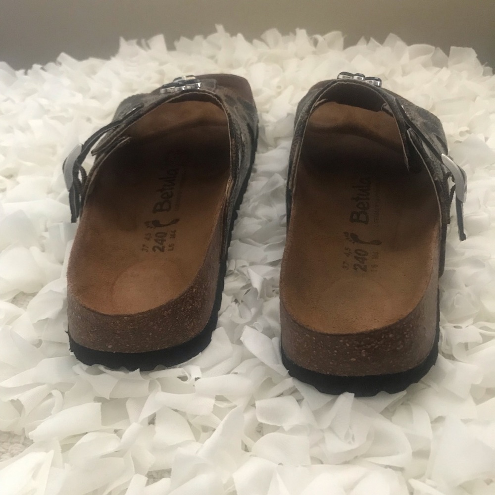 Betula Leopard Print Slides Euc - image 6